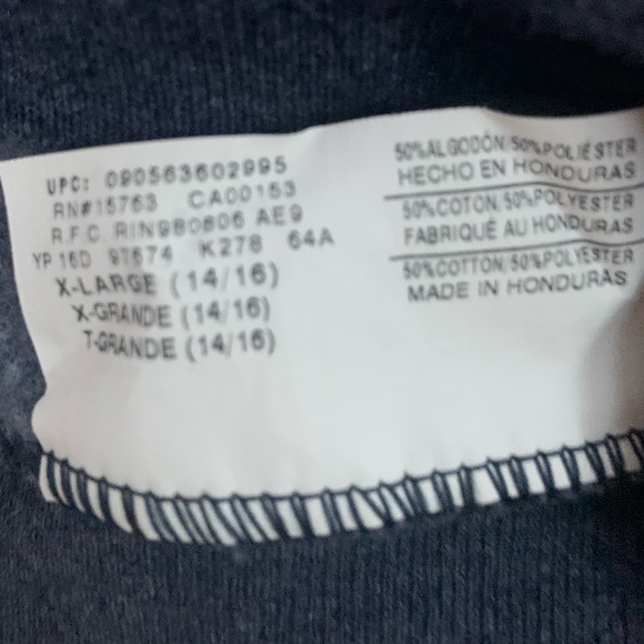 Hanes Girls XL 14/16 “It’s Owl Good” high low sweatshirt - Picture 4 of 5